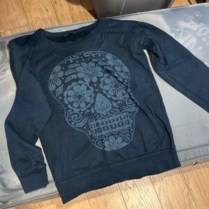 Urban outfitters calavera cropped sweatshirt